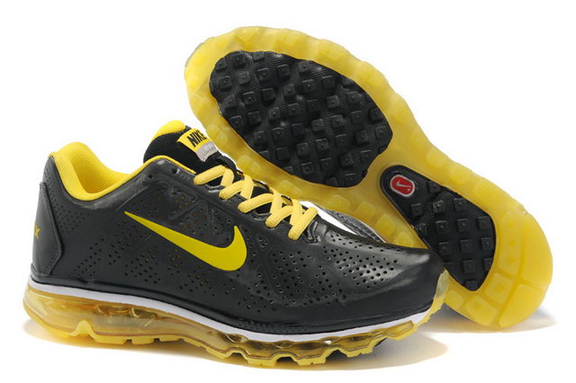 Nike Air Max 2011 In Black And Yellow - Click Image to Close
